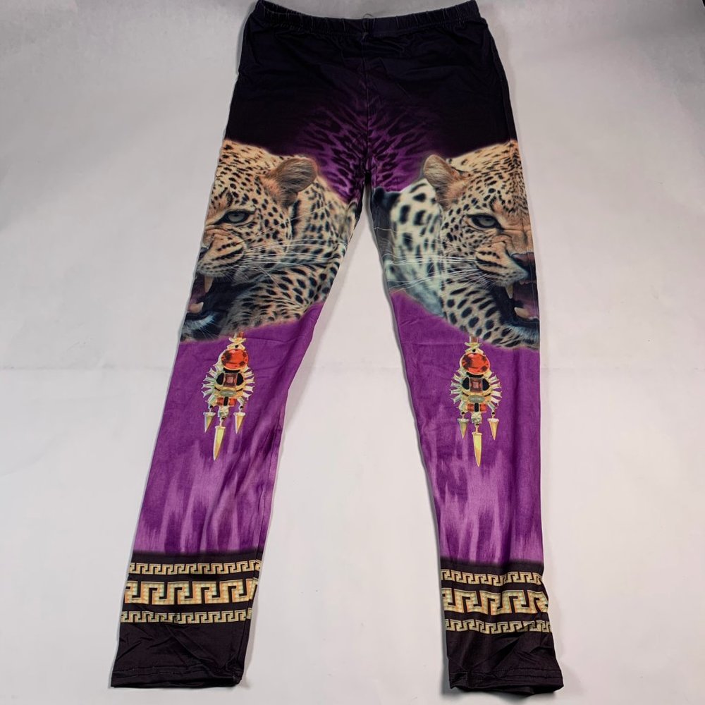 Women's Cheetah Cat Face Jungle Print